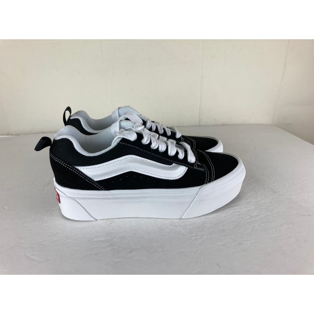 NIB Vans Knu Stack Platform Sneakers Women 8 Chunky Suede Grunge Goth Streetwear - Picture 6 of 15